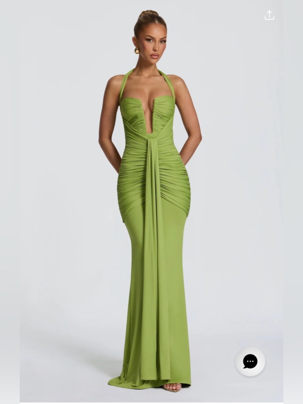 BabyBoo MORRIGAN MAXI DRESS - OLIVE